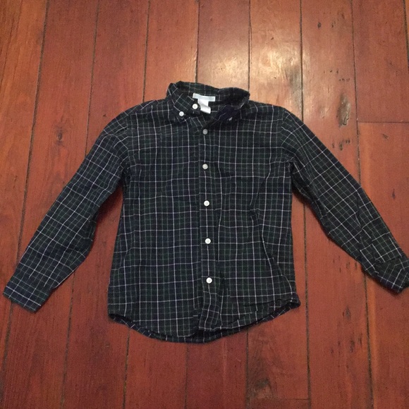 Janie and Jack corduroy pants and checked shirt - Picture 2 of 5